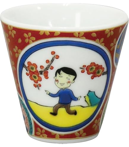 Amazon.co.jp: 美峰作お猪口 5客セット 春画 浮世絵 日本画 枕絵 絵付